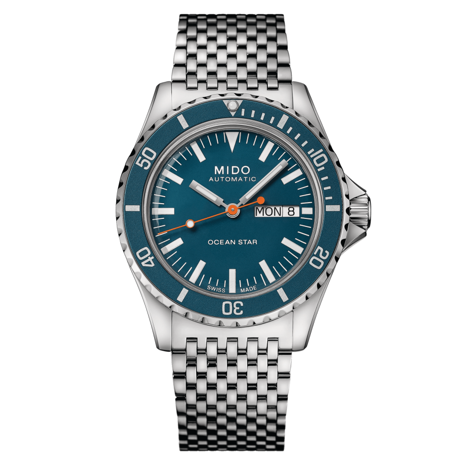Ocean Star Stainless Steel/Blue | Black Dial