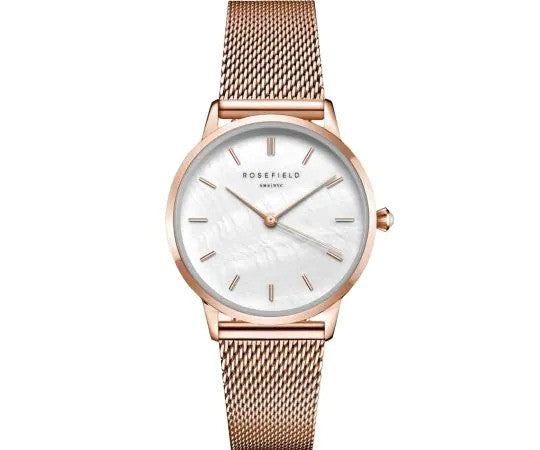 Pearl Edit 36mm / White Mother-of-Pearl / Rose Gold | White Mother-of-Pearl Dial