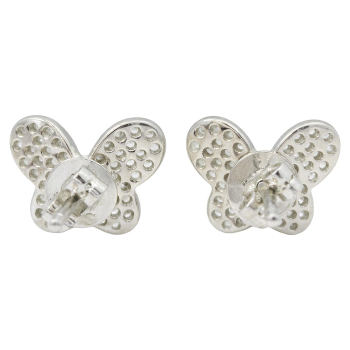Diamond Butterfly Studs