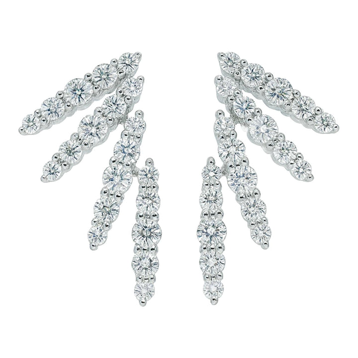 Diamond Wing Earrings