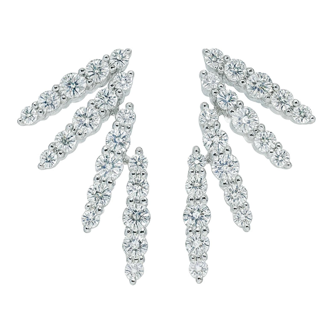 Diamond Wing Earrings