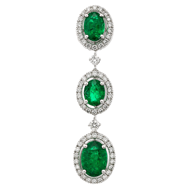 Émerelle White Gold Drop Earrings