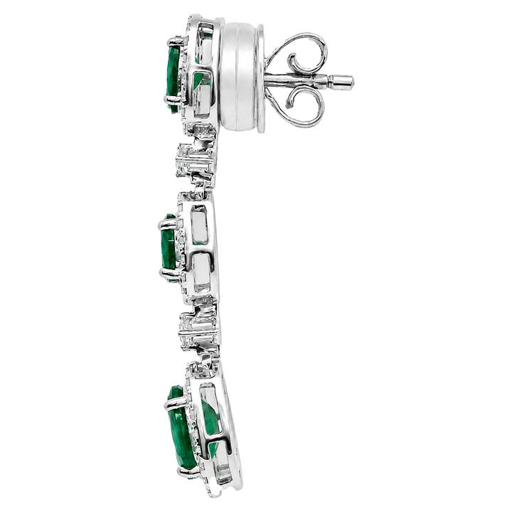 Émerelle White Gold Drop Earrings