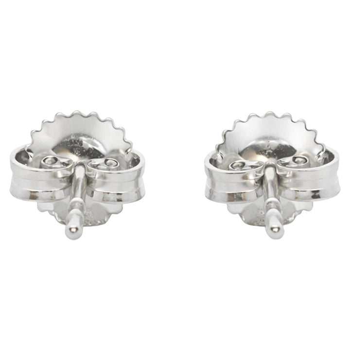 Pear Diamond Heart Stud Earrings