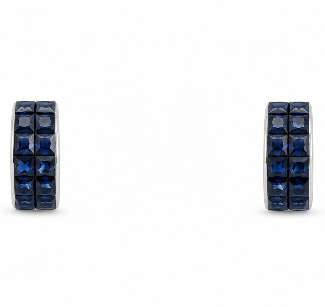 Midnight Royale Hoop Studs