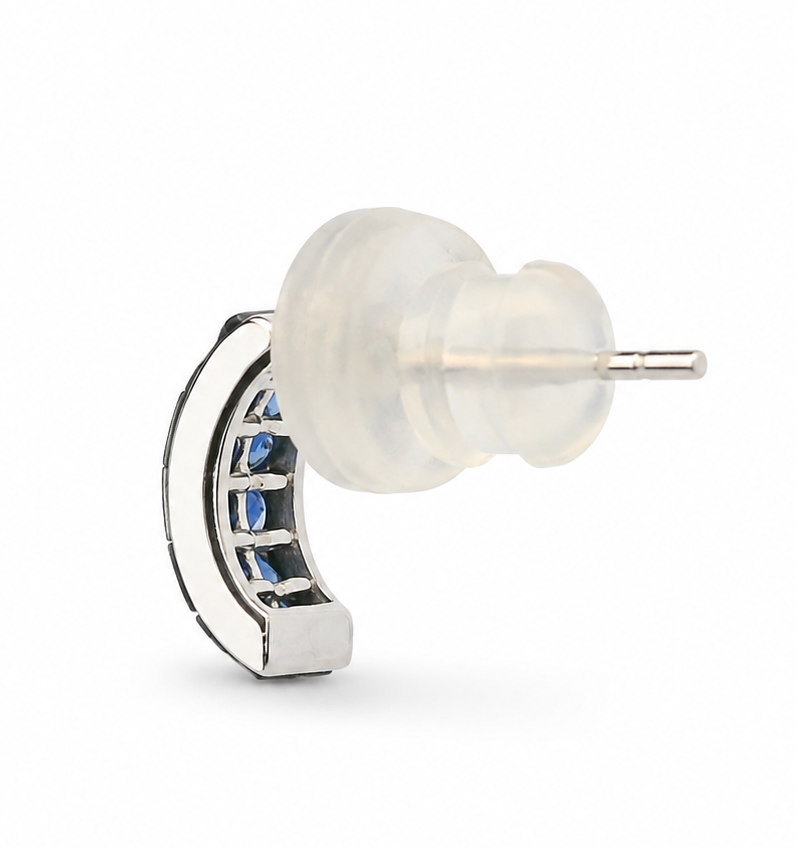 Midnight Royale Hoop Studs