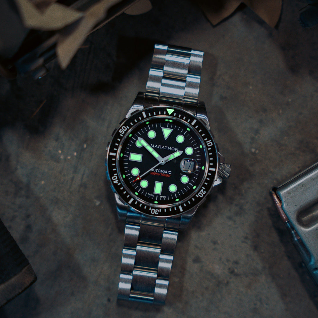 46mm OSAR-D 46mm Original SAR w/ Date with Stainless Steel Bracelet (OSAR-D) Bla