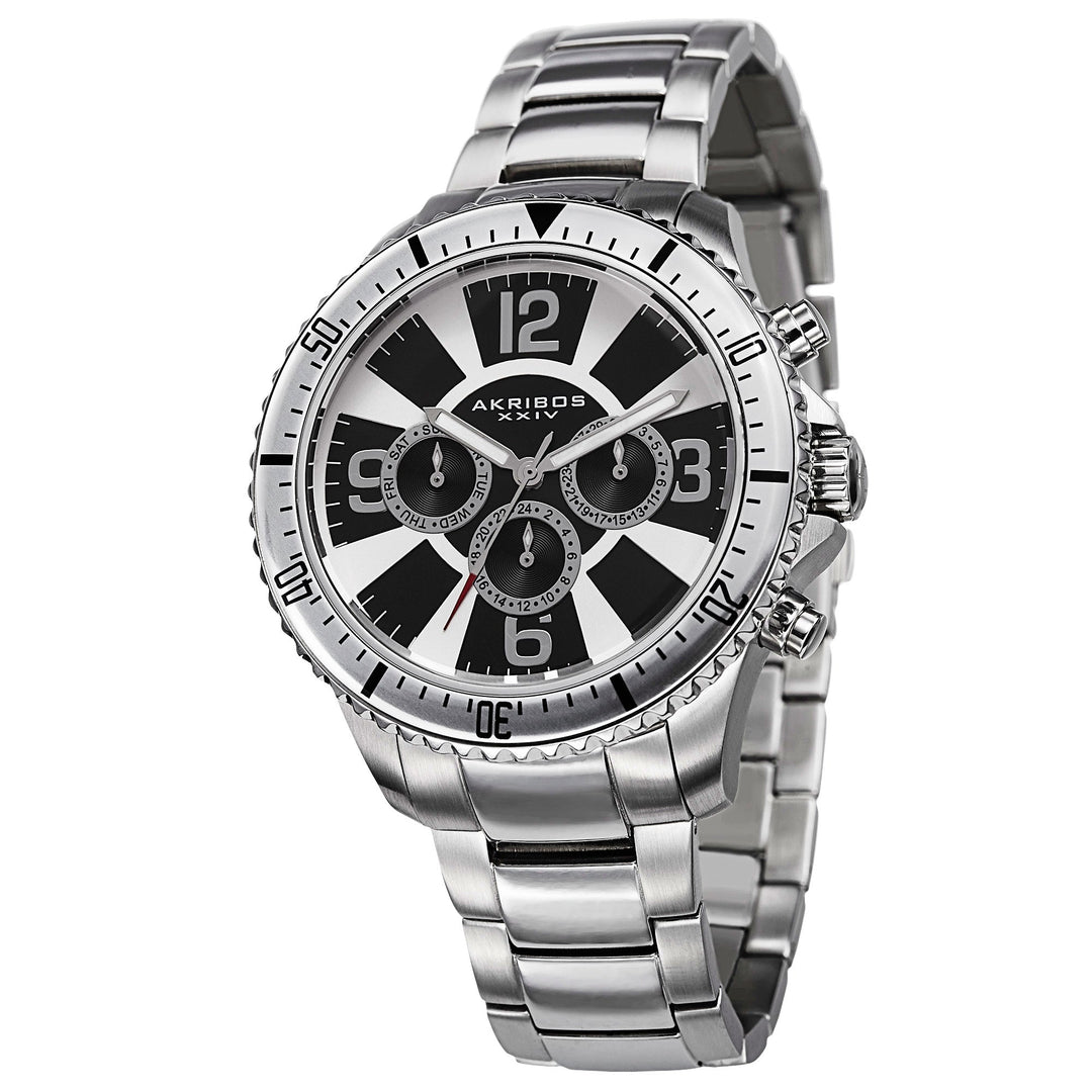 Multifunction Chronograph Silver Tone/Stainless Steel/Stainless Steel | Silver D