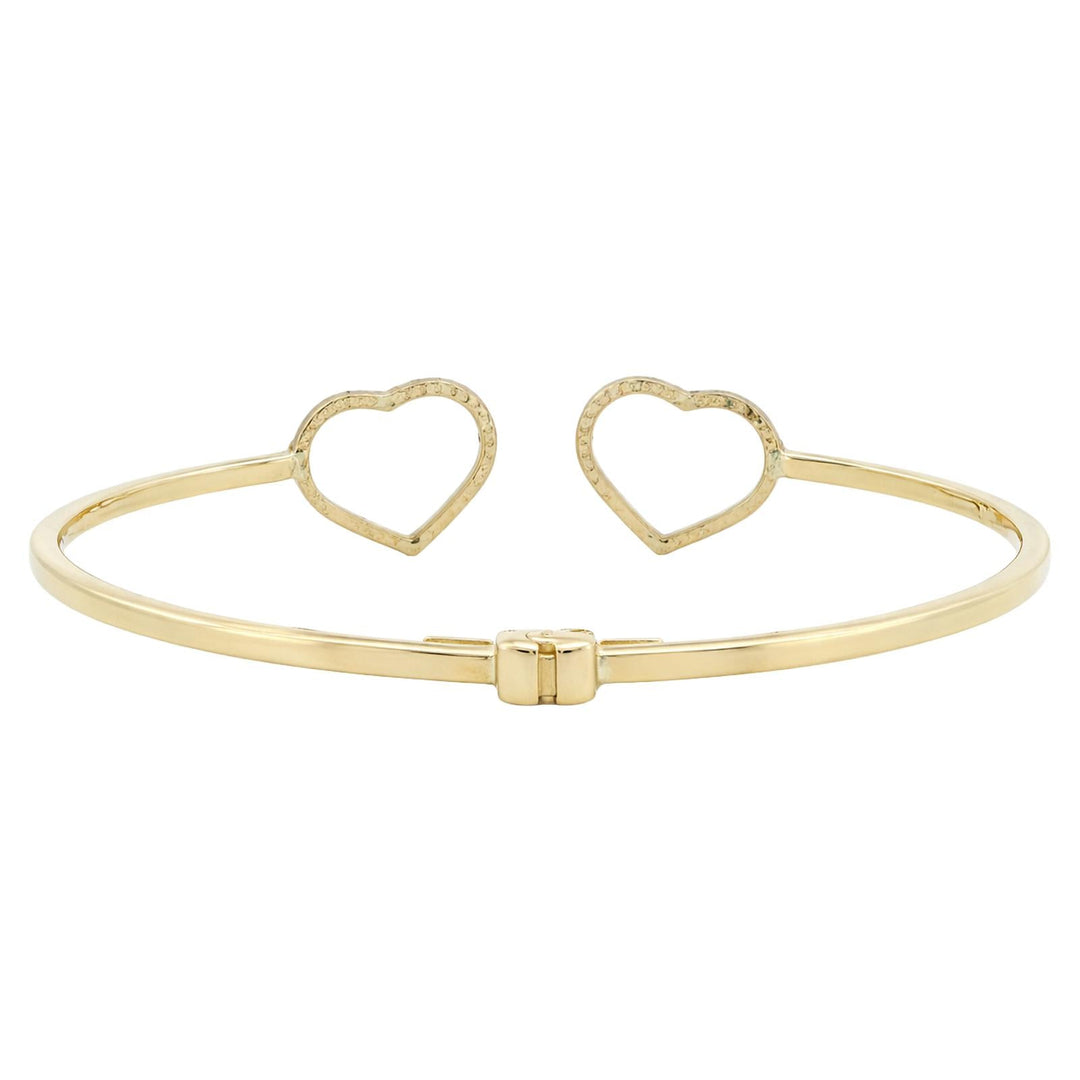 Diamond Dust Heart Bangle