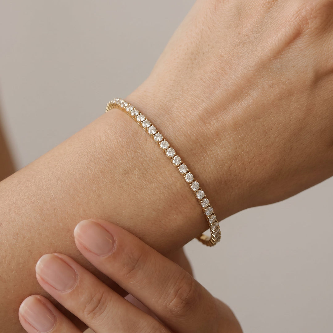 Diamond Line Bangle