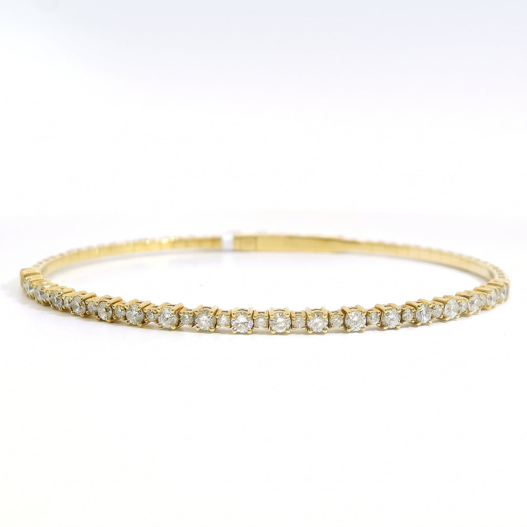 Diamond Line Bangle