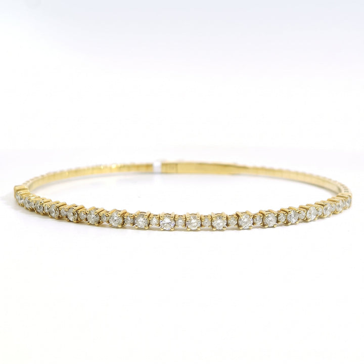 Diamond Line Bangle