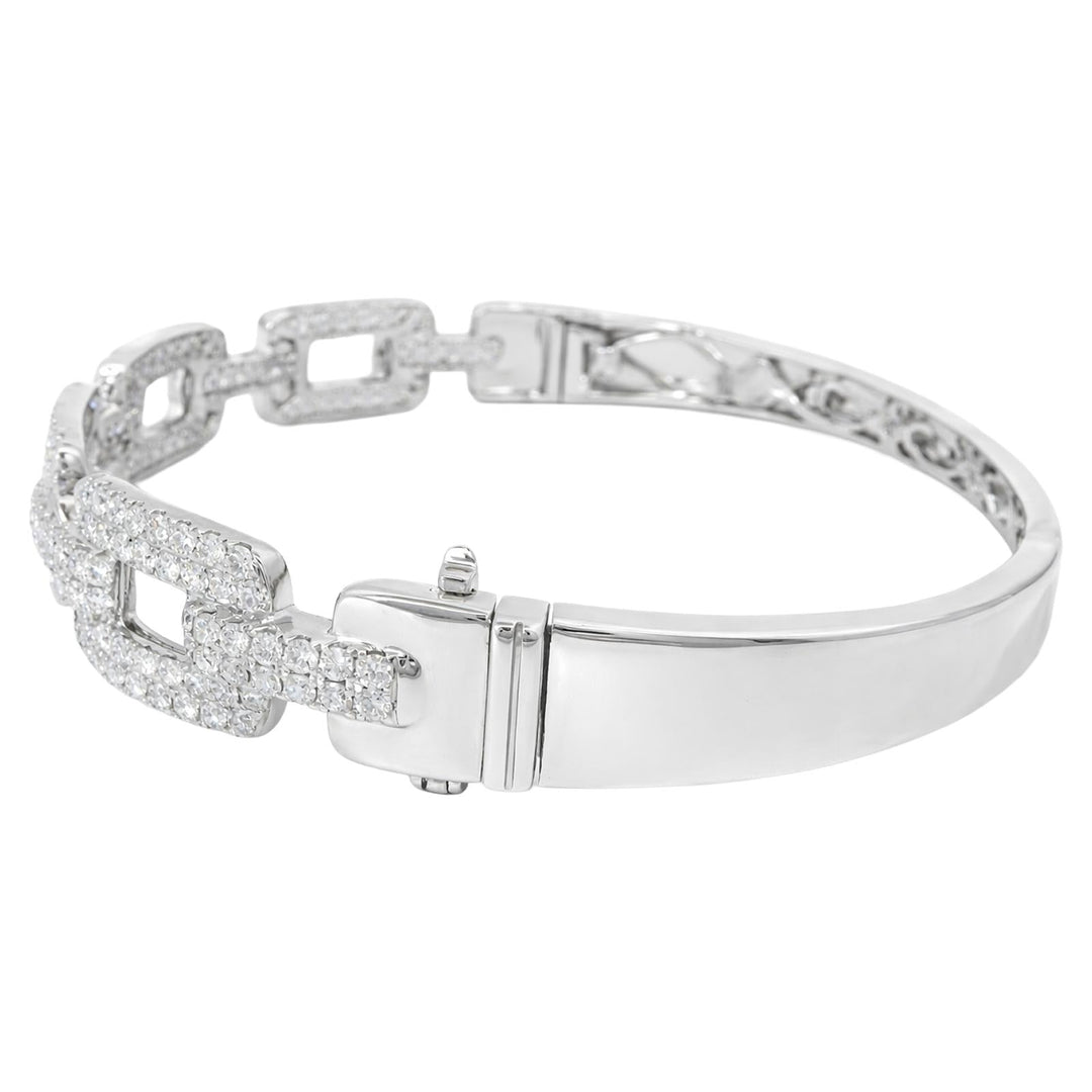 Pavé Diamond Link Bangle