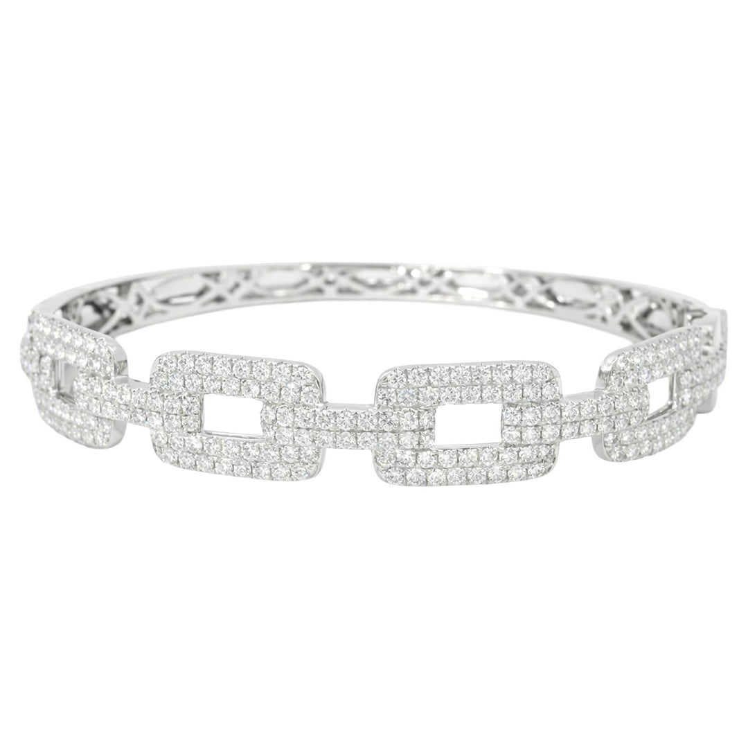 Pavé Diamond Link Bangle