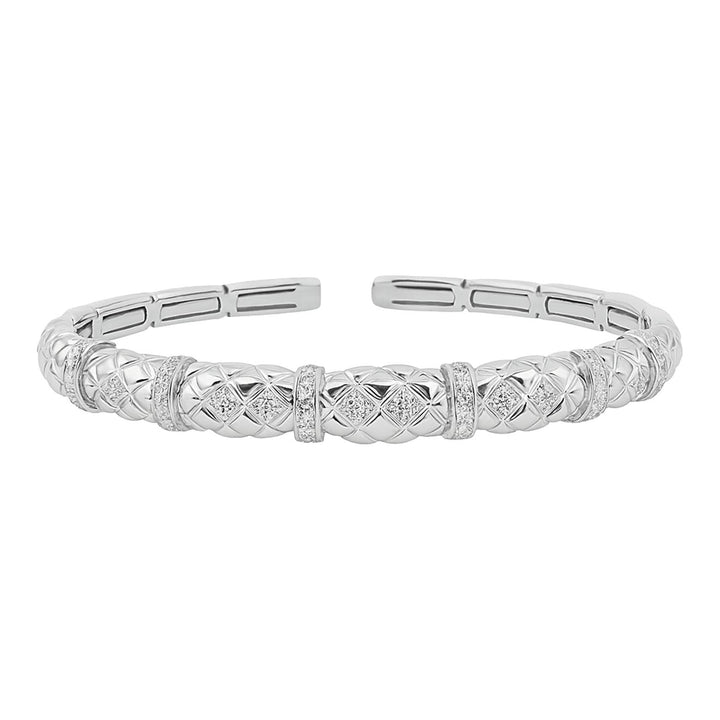 Diamond Quilted Bangle