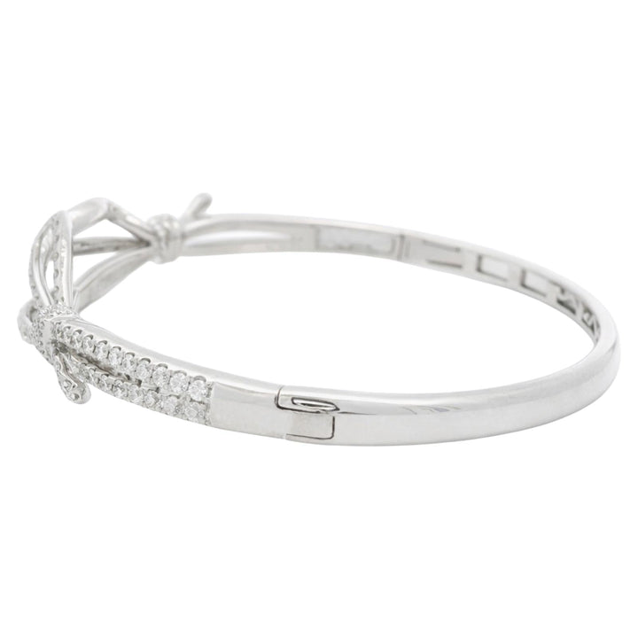 Diamond Bow Bangle