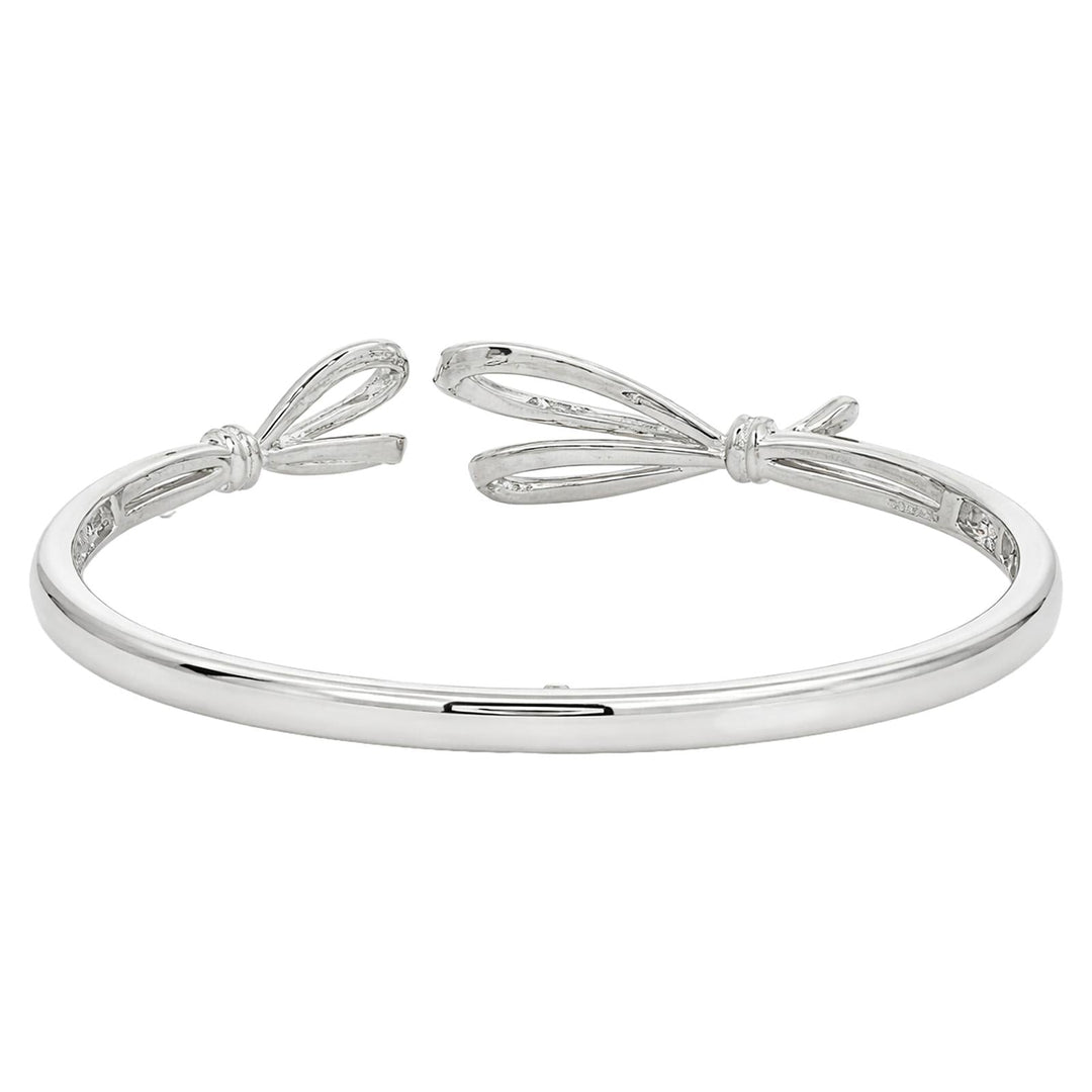 Diamond Bow Bangle