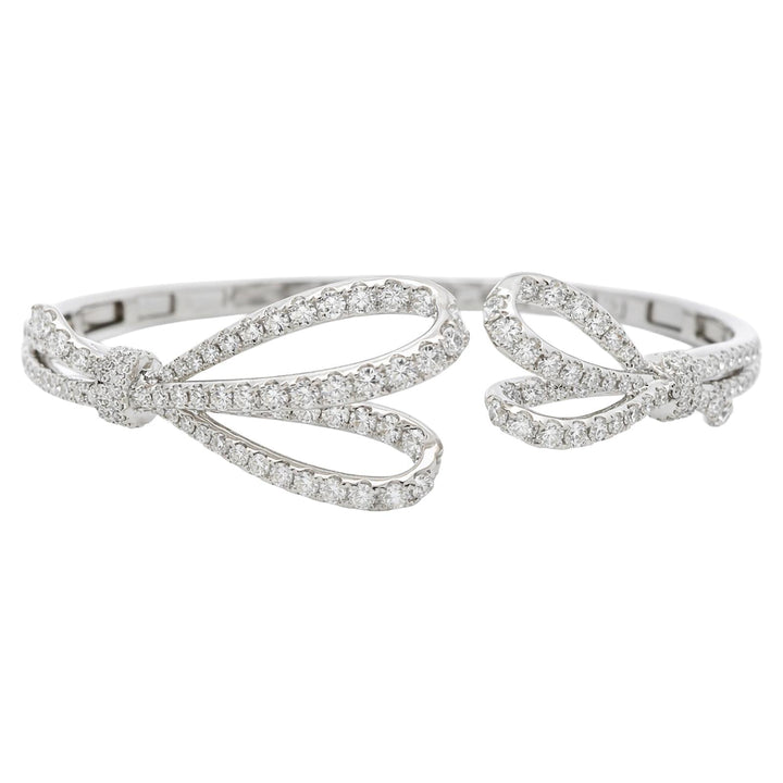 Diamond Bow Bangle