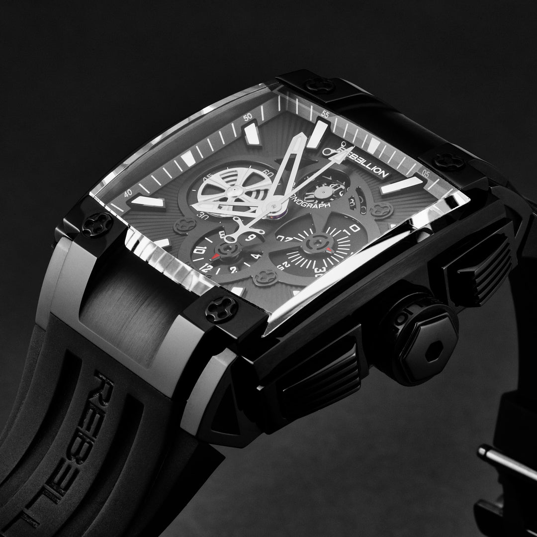 Re1 RBRE1CH.SB.AB / Black | Black Dial