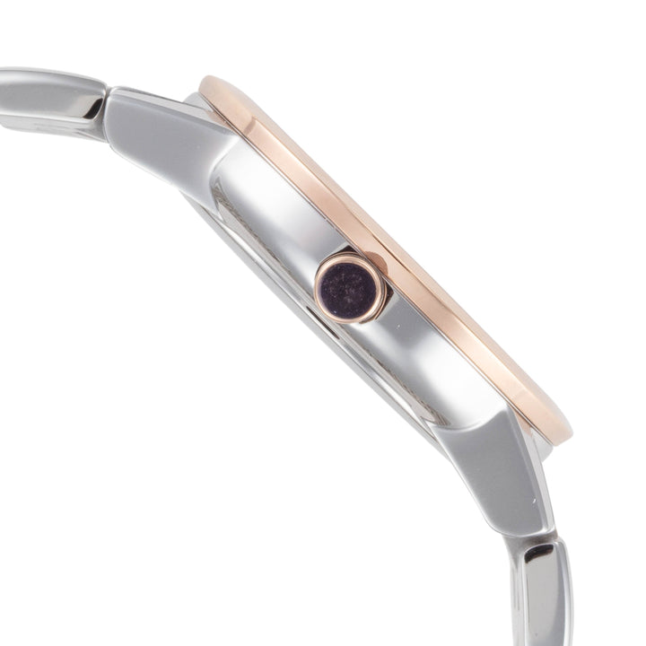 Museum 28mm / Blue Mother-of-Pearl / Silver and Rose Gold | Blue Mother-of-Pearl