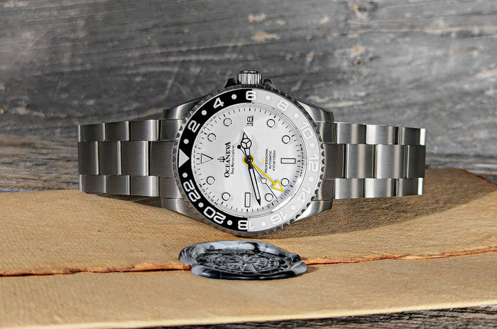 Deep Marine Explorer II White/Black Bezel | White Dial