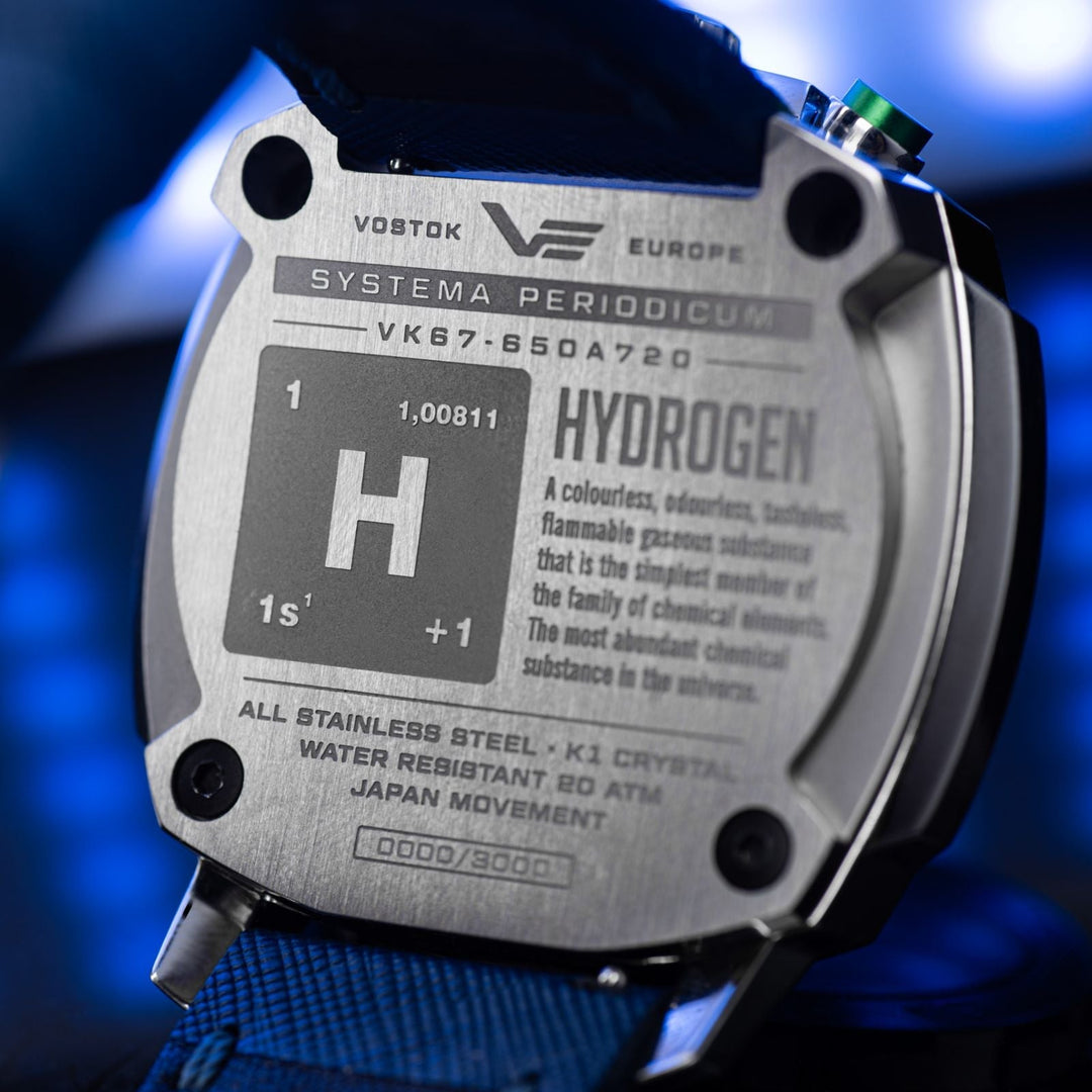 SYSTEMA PERIODICUM Blue/Leather Blue Dial