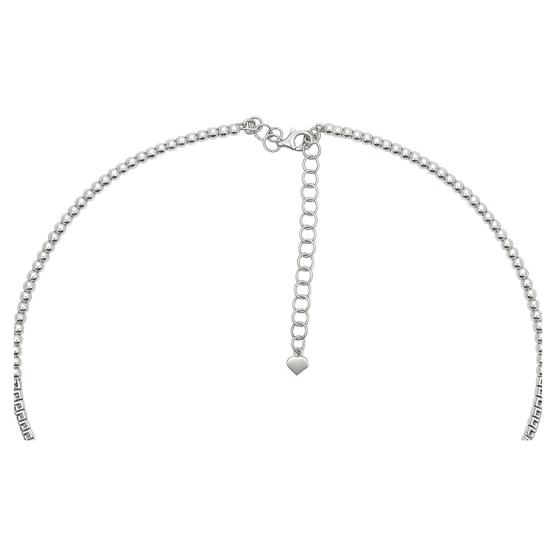 Diamond Charm Tennis Choker
