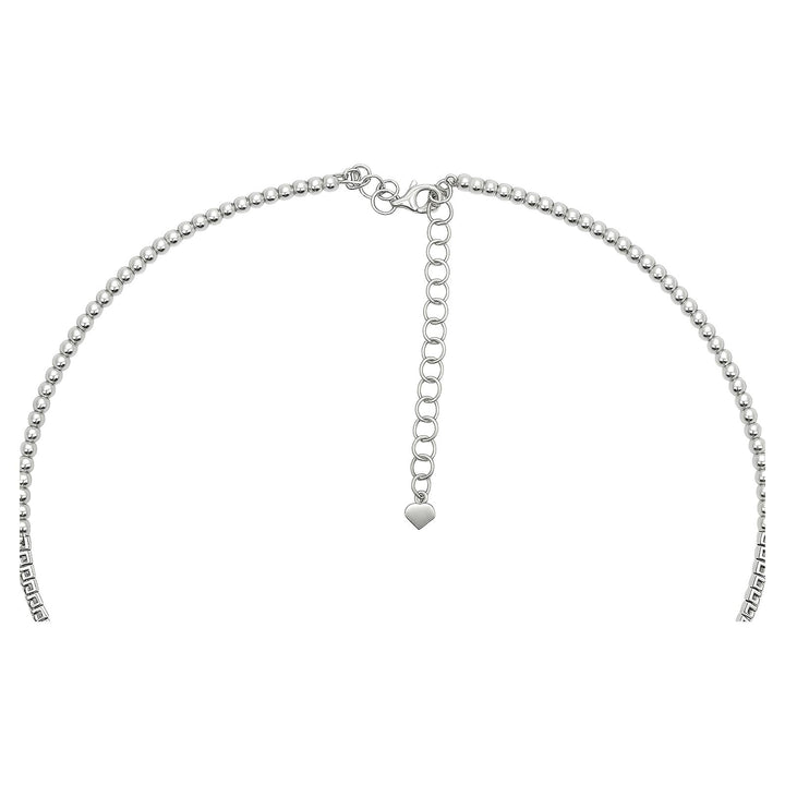 Diamond Charm Tennis Choker