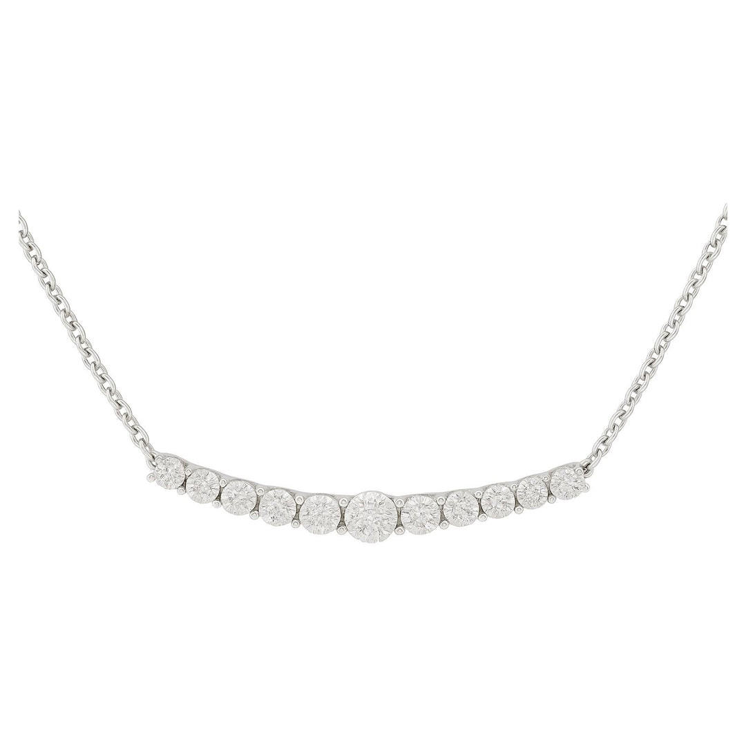Diamond Gradient Bar Necklace