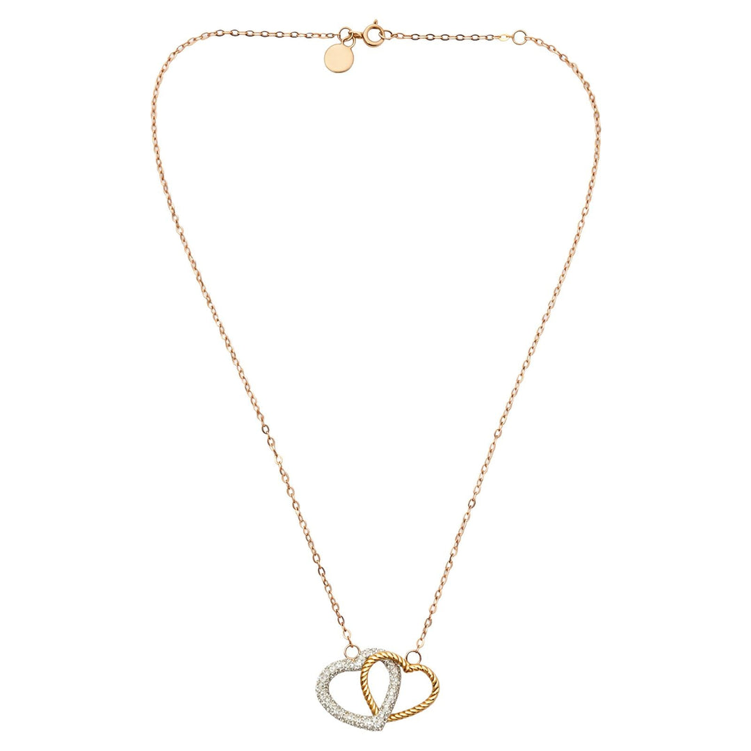 Diamond Dust Heart Necklace