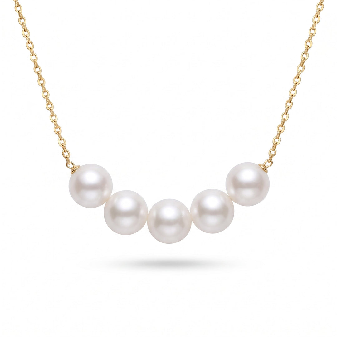 Five Pearl Necklace