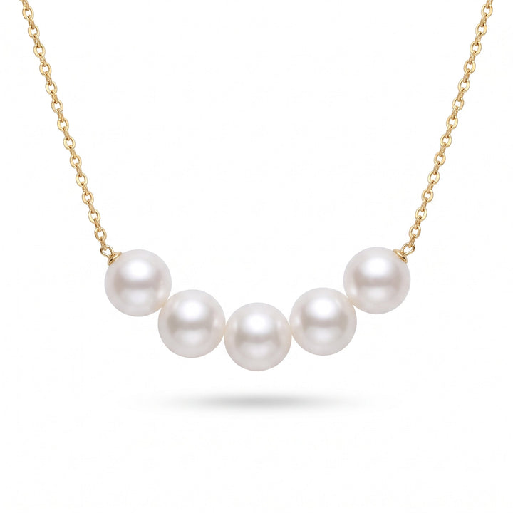 Five Pearl Necklace