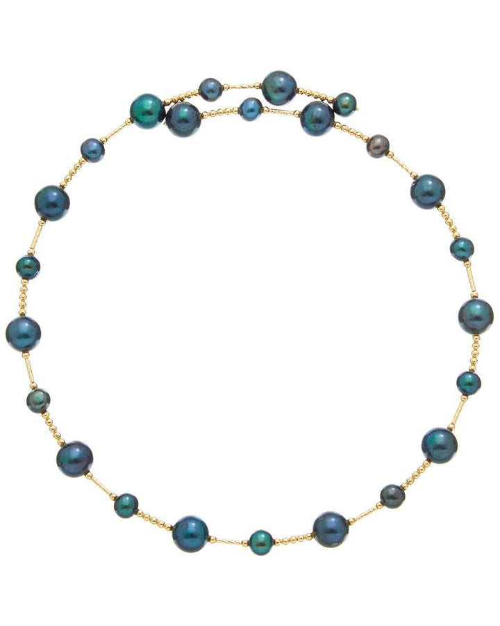 Grand Staggered Pearl & Bead Choker