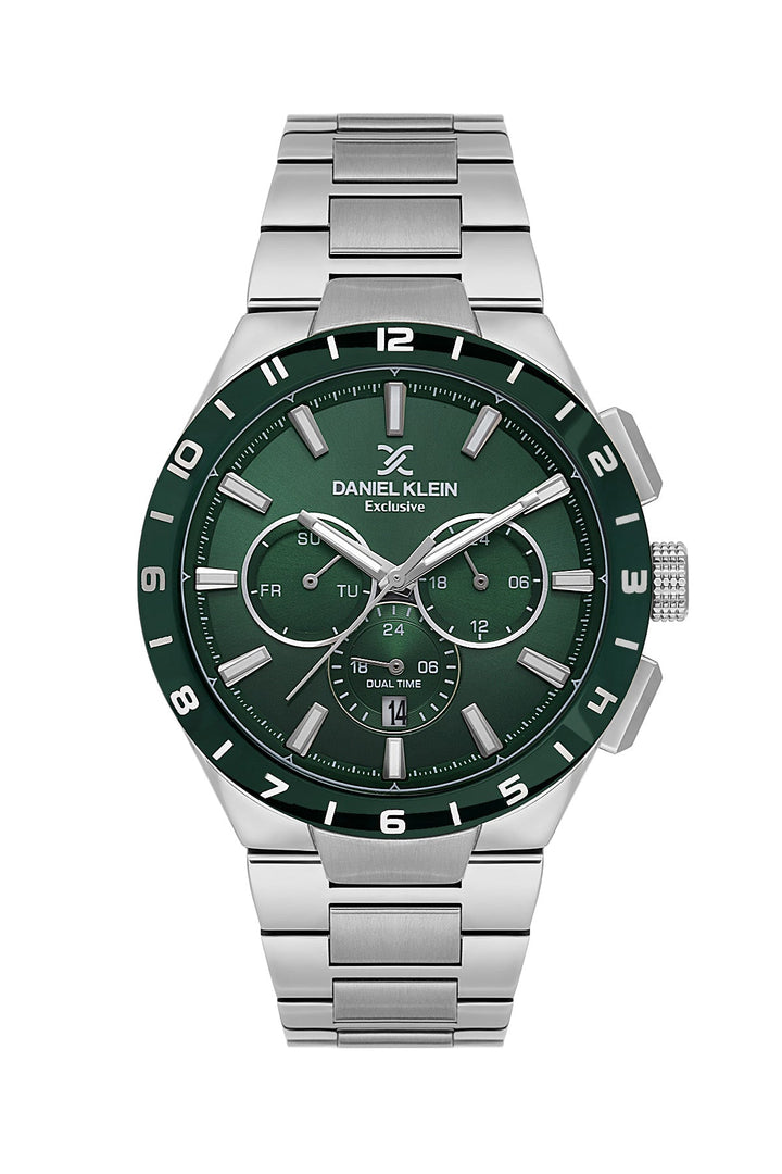 Dual Time Urban Diver Silver / Green Dial Green Dial