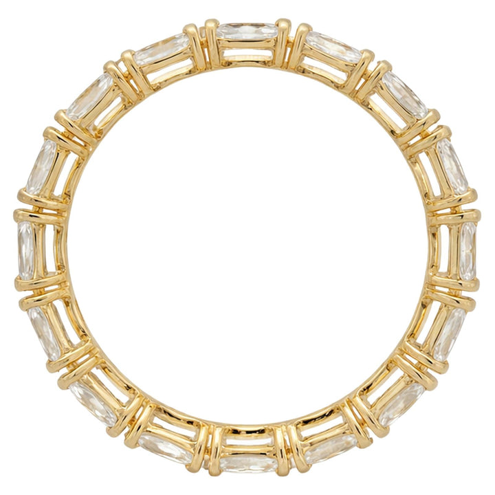 Pear-Shaped Diamond Eternity Band