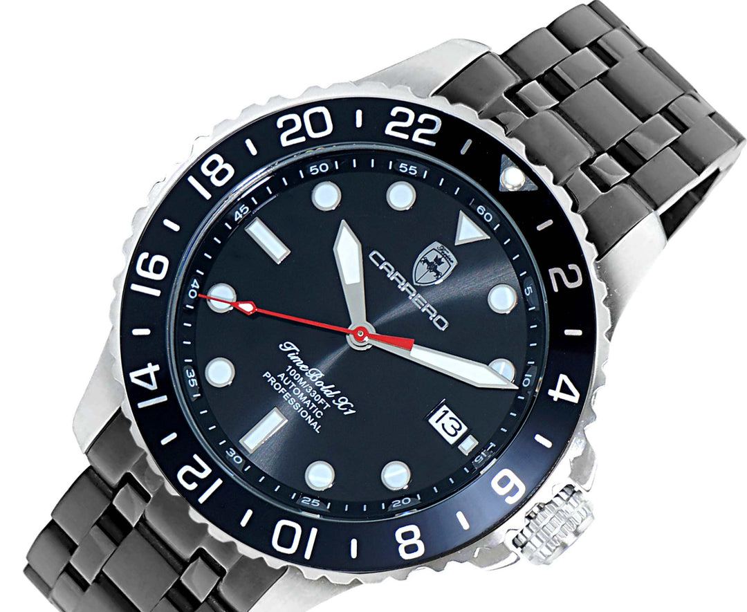 TIME BOLD- X10 BLACK/ IP-BLACK Black Dial