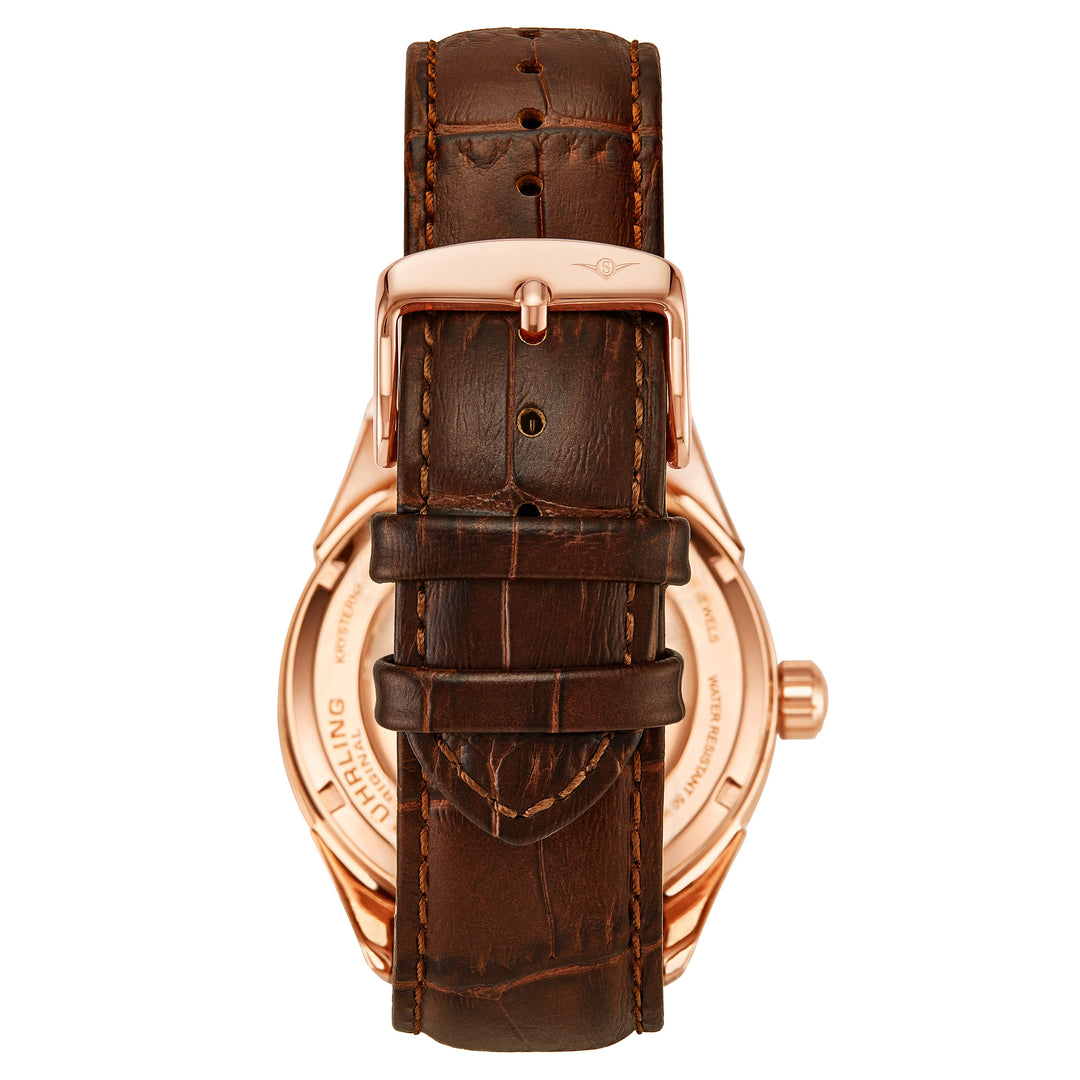 Legacy 943A Watch Brown/Leather | Silver Dial