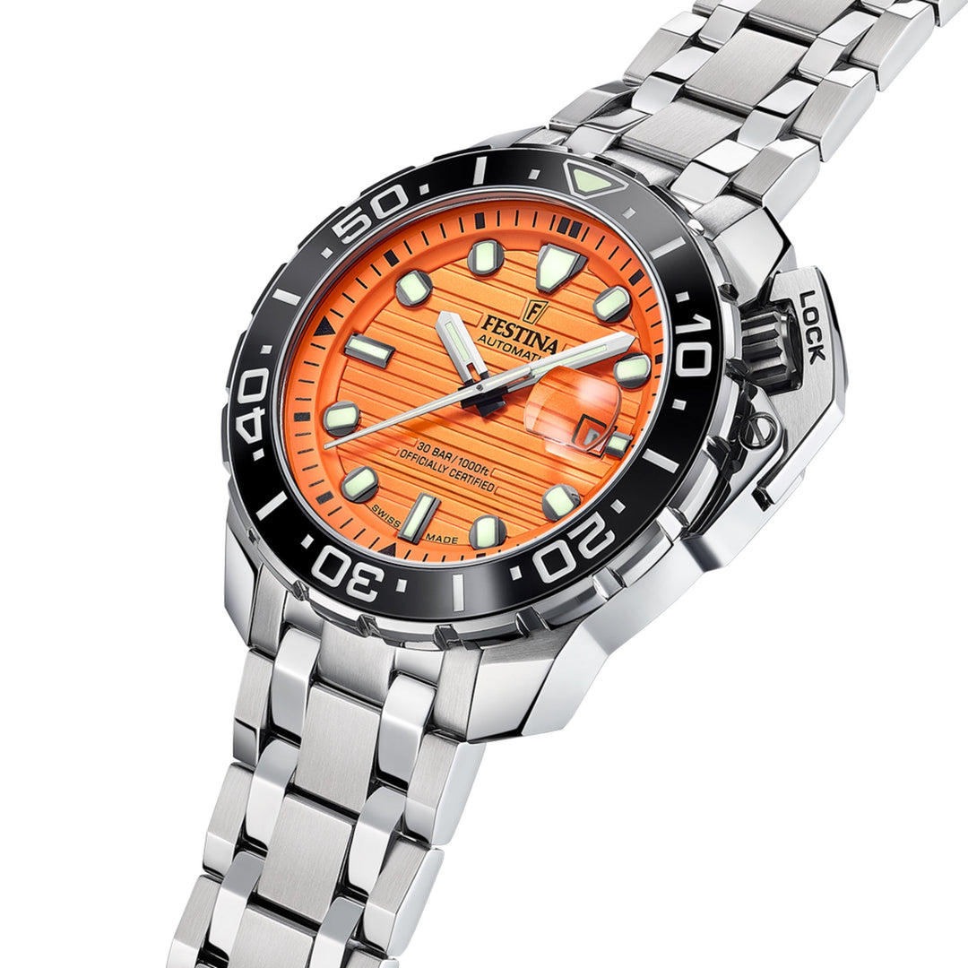 Odyssey Diver Orange / Stainless Steel | Orange Dial