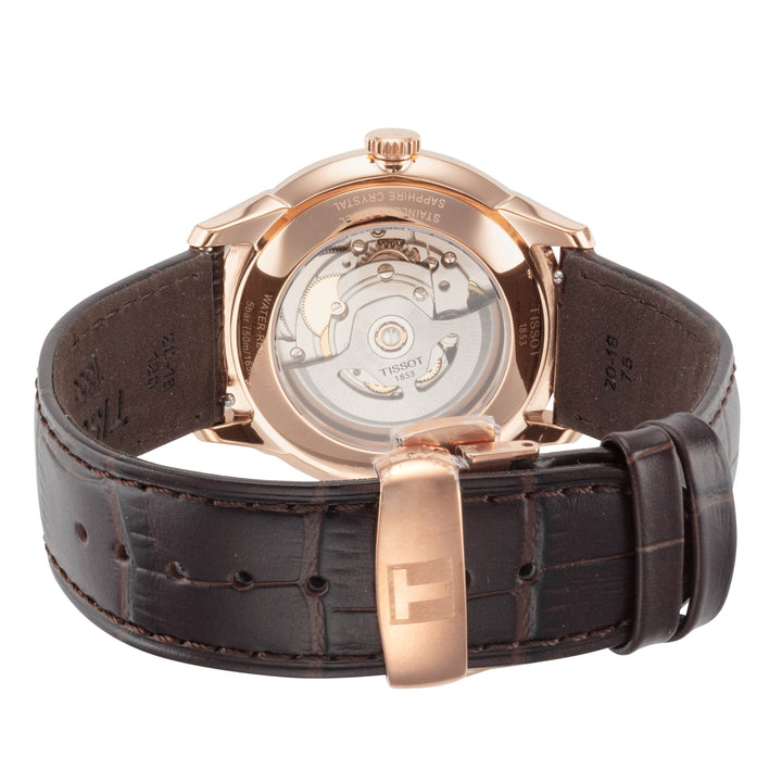 Chemin des Tourelles 39mm / Silver / Brown | Silver Dial