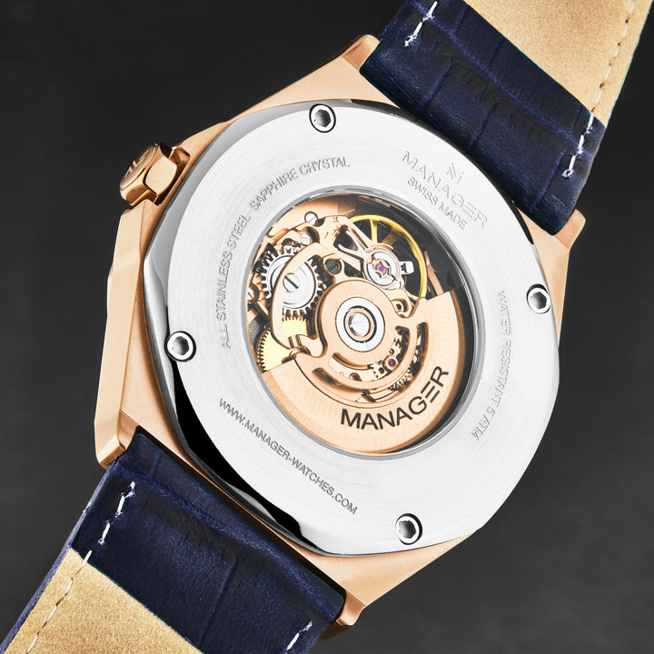 Open mind MAN-RO-08-RL / Blue | Blue Dial