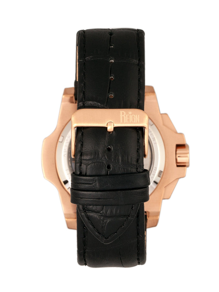 Commodus Rose Gold/Black | Black Dial