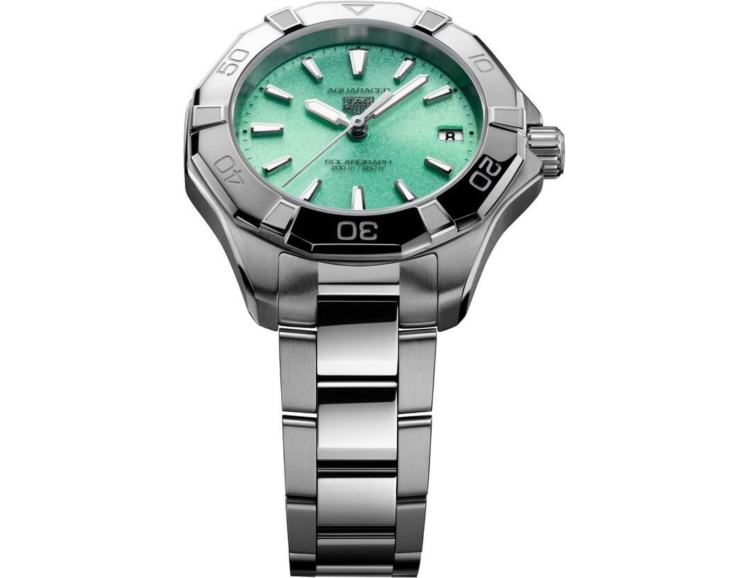 Aquaracer Professional 200 Solargraph Solar Quartz Mother-Of-Pearl Dial / Stainl