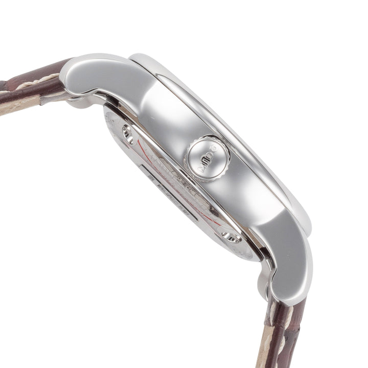 Baroncelli 29mm / Black / Brown | Black Dial