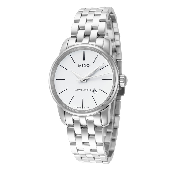 Baroncelli 29mm / White / Silver | White Dial