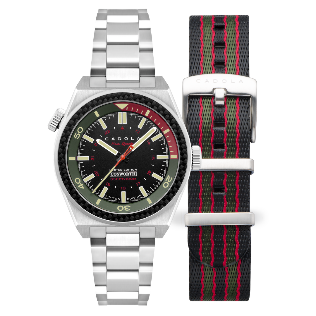 COSWORTH COSTIN MECA-QUARTZ LIMITED EDITION BLACK / STAINLESS STEEL Black Dial