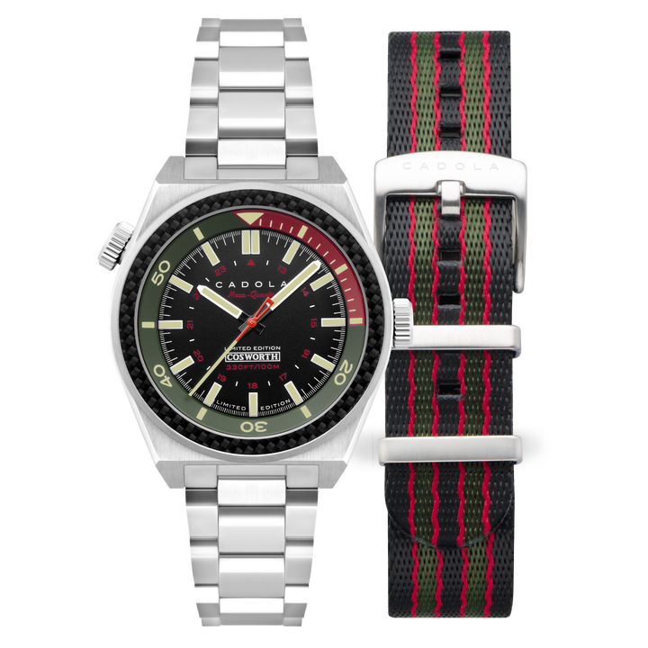 COSWORTH COSTIN MECA-QUARTZ LIMITED EDITION BLACK / STAINLESS STEEL Black Dial