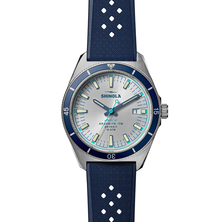 Duck 40mm 3HD / Alabaster Blue Dial