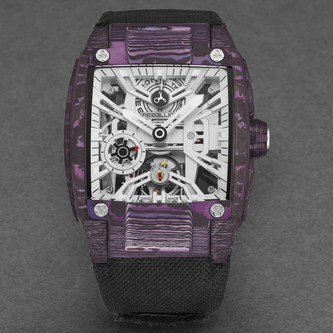Re-Volt RBREV3H.CA.PUH / Silver Skeletonized | Silver Skeletonized Dial
