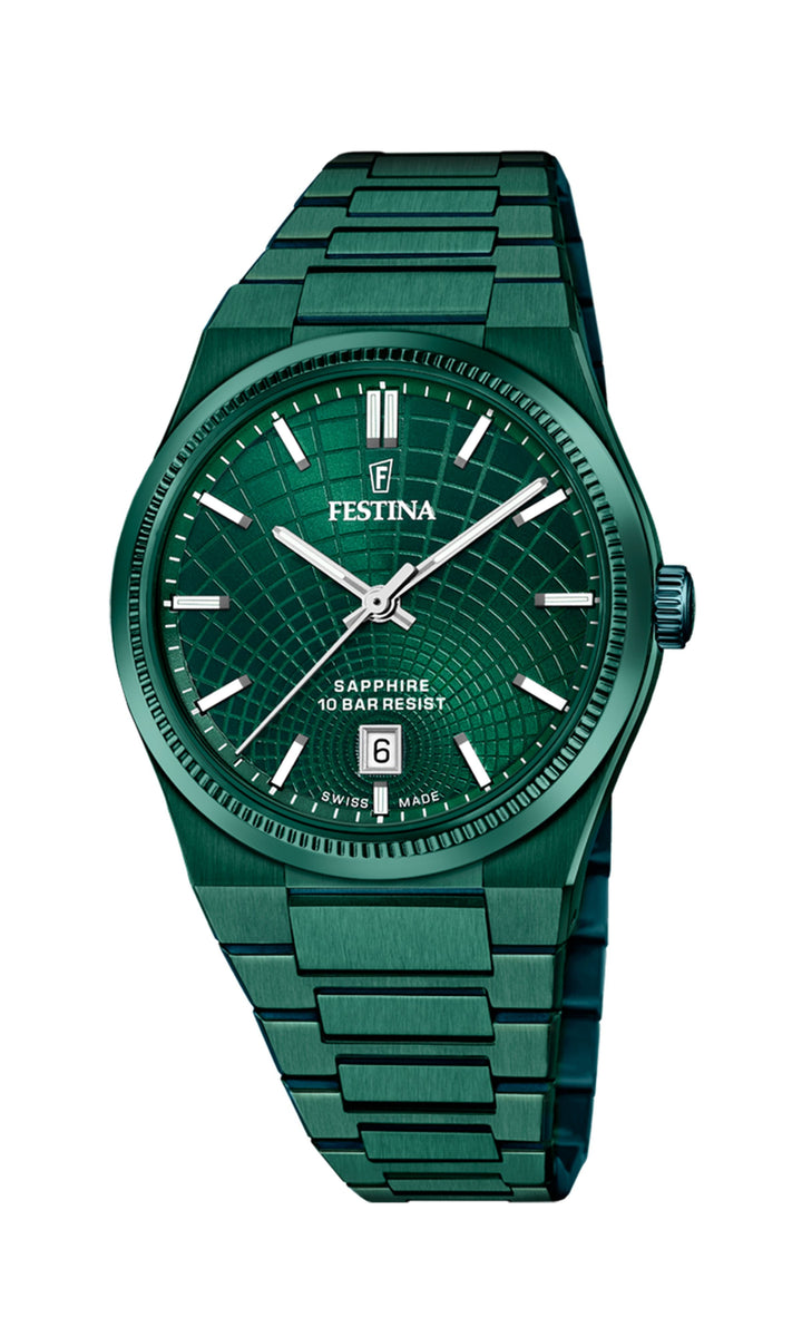 Rive Green / Stainless Steel Green Dial