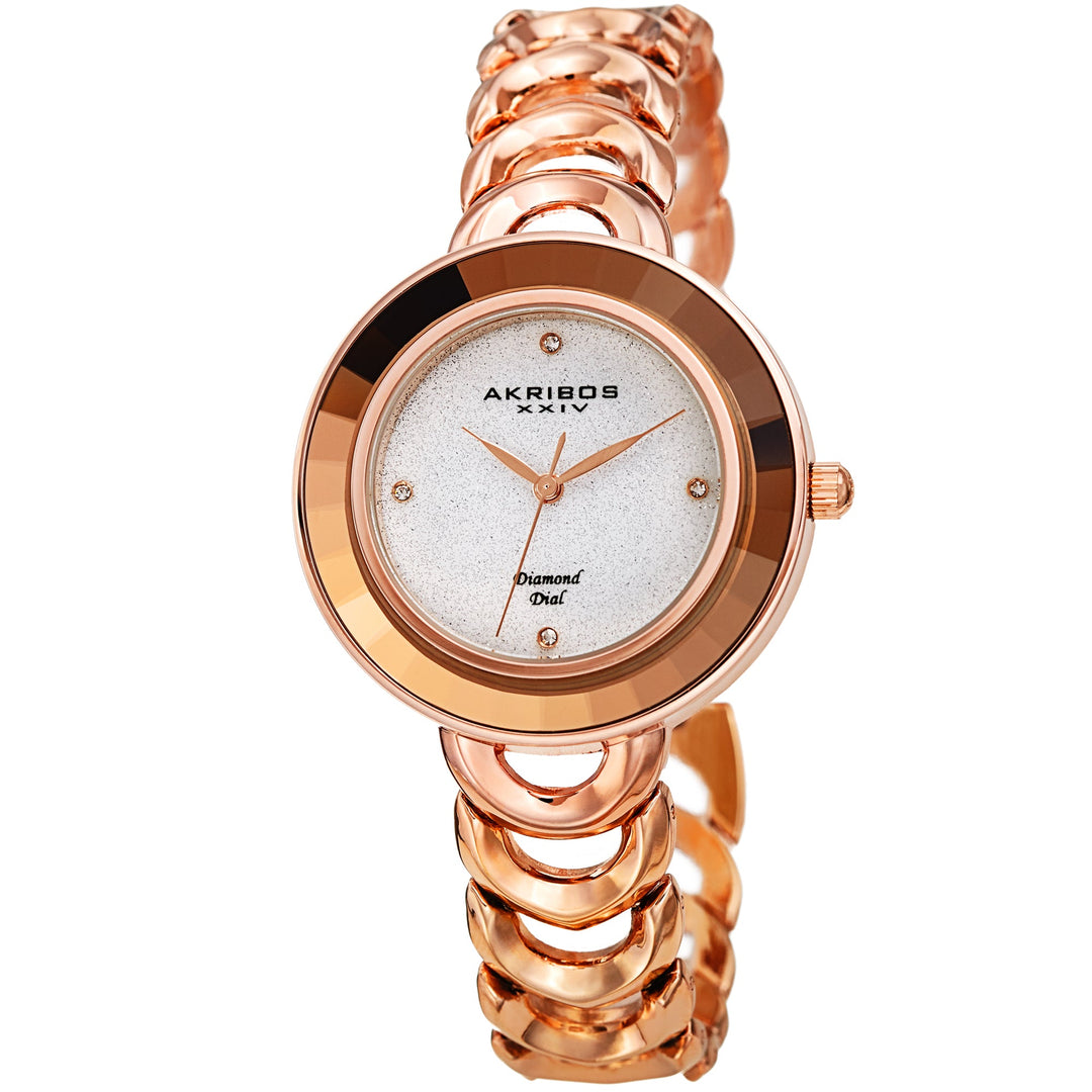 Dress Rose Gold/Alloy | Silver Dial
